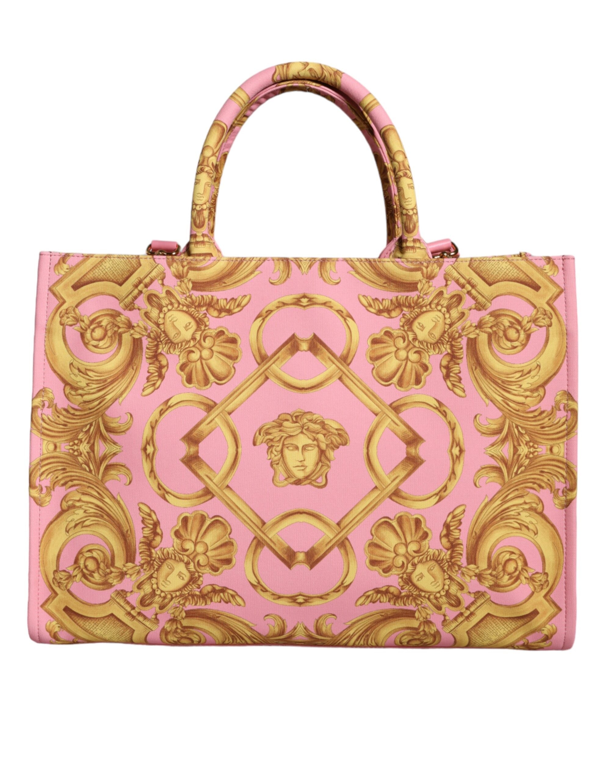 Versace Roze Leren Handtas