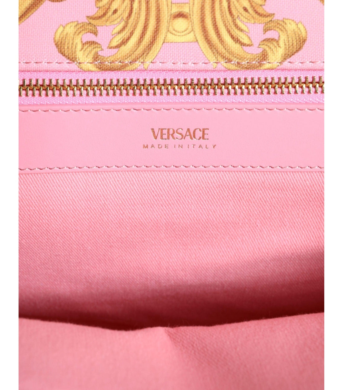 Versace Roze Leren Handtas