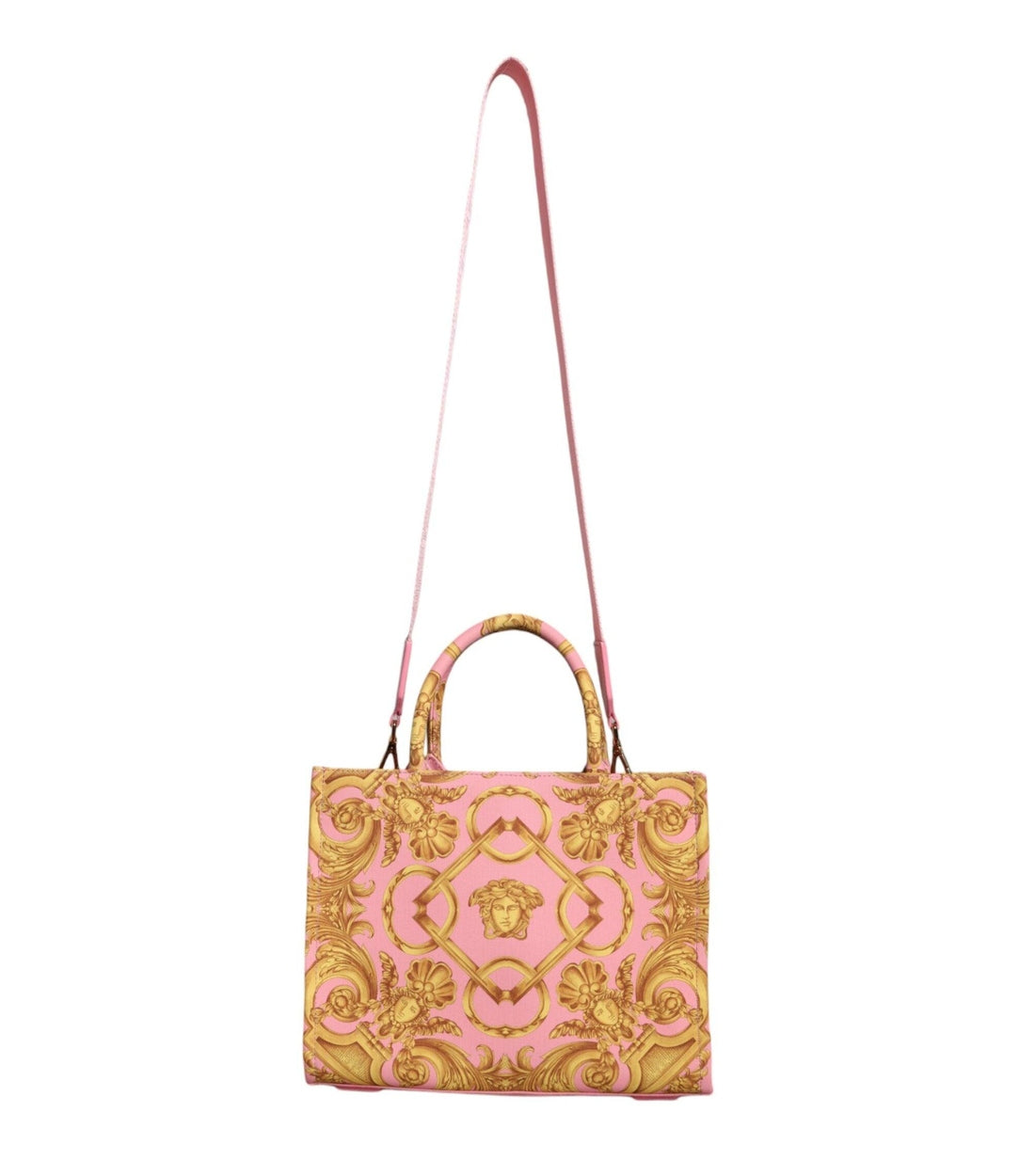 Versace Roze Baroque Leren Handtas