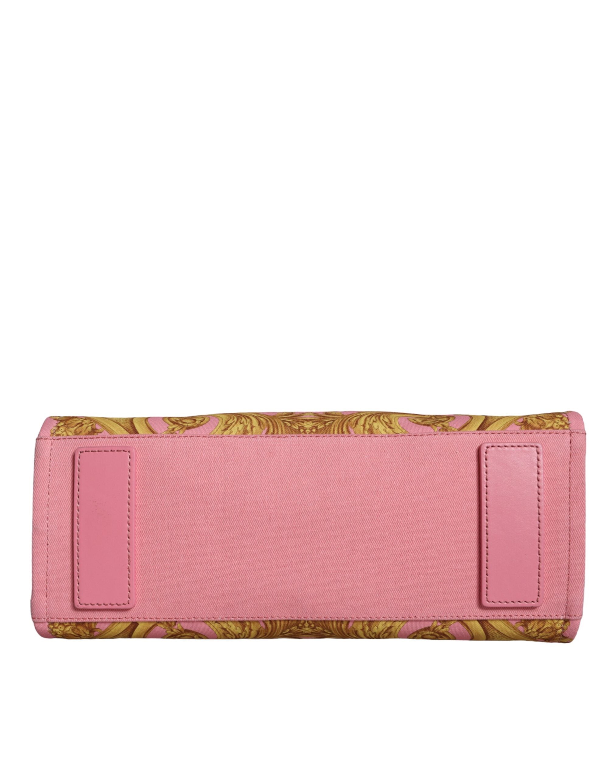 Versace Roze Baroque Leren Handtas