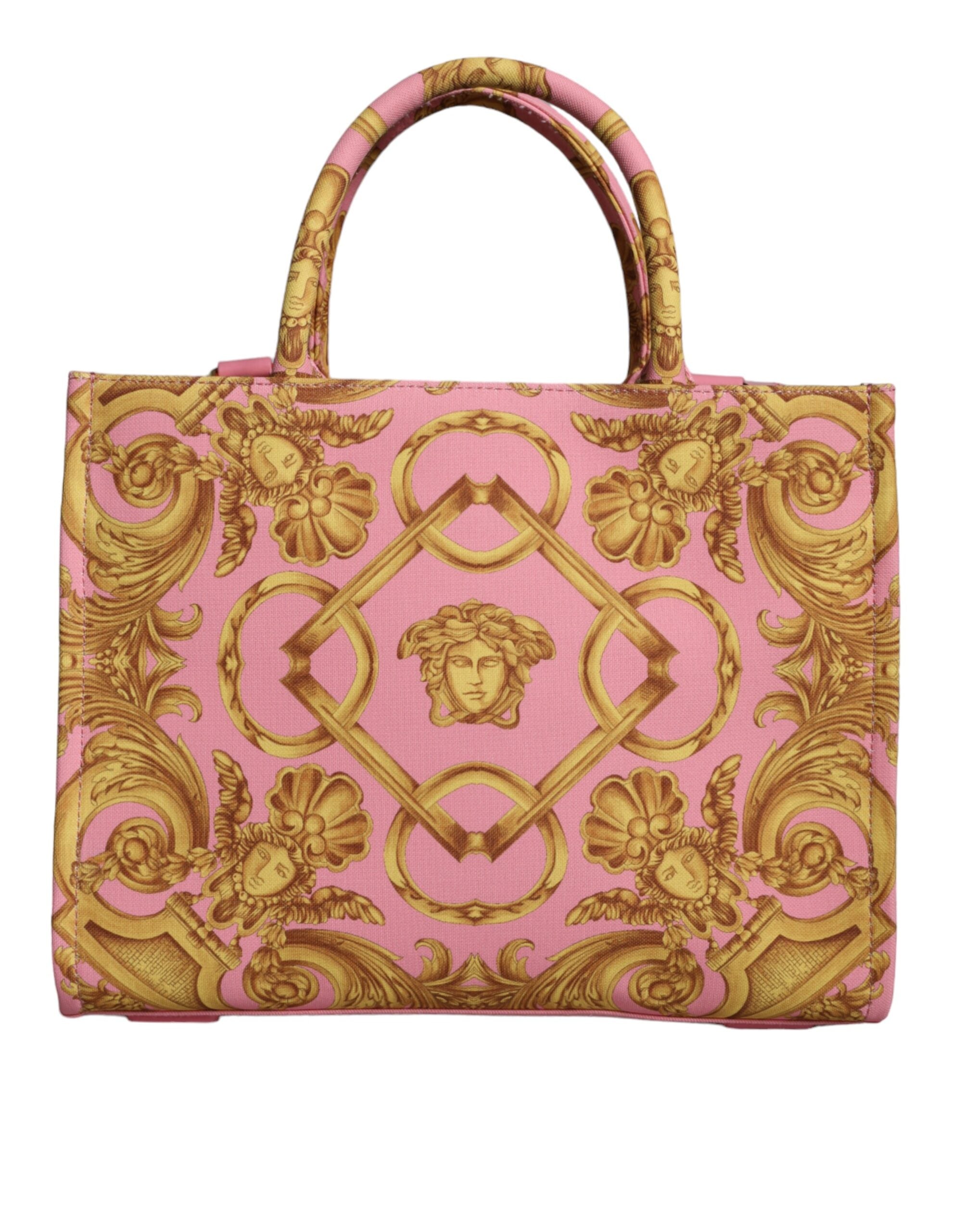 Versace Roze Baroque Leren Handtas