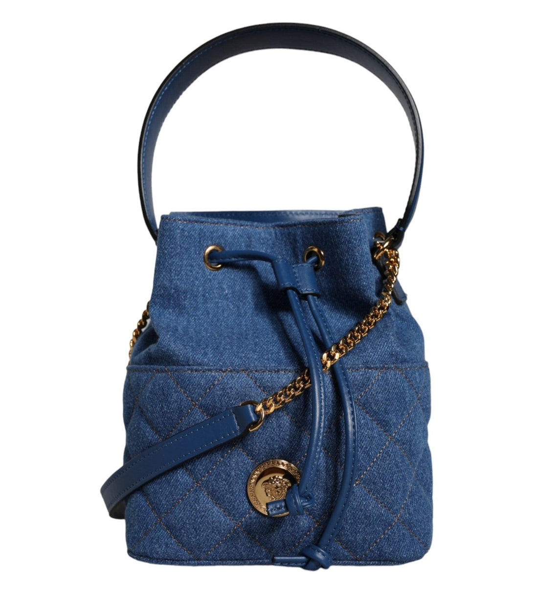 Versace Blauw Medusa Schoudertas