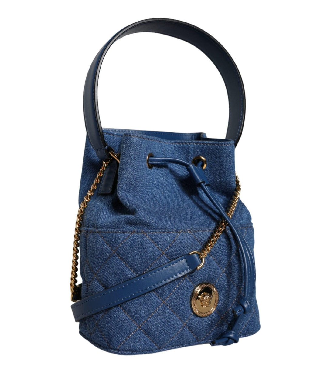 Versace Blauw Medusa Schoudertas