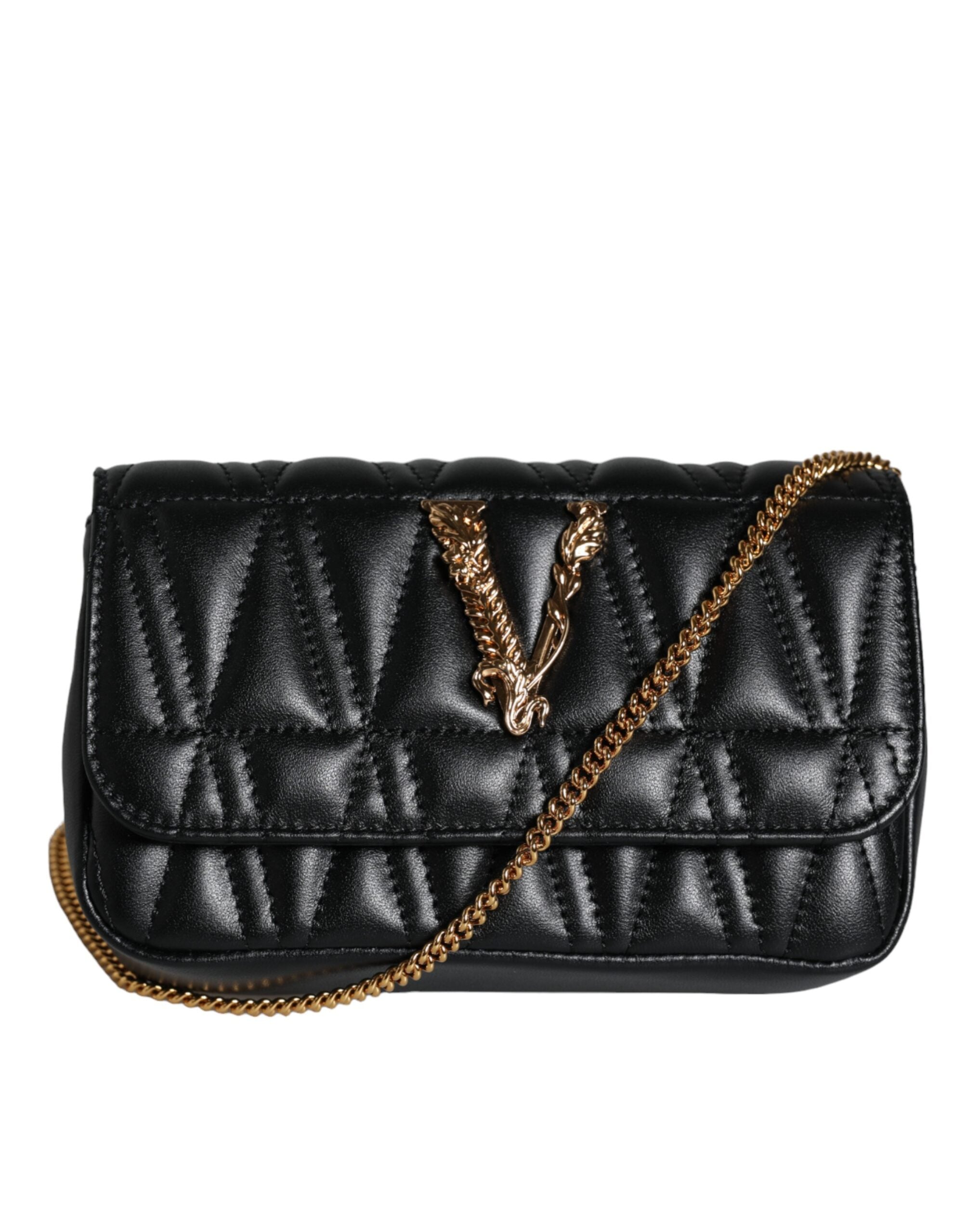 Versace Zwart Mini Schoudertas