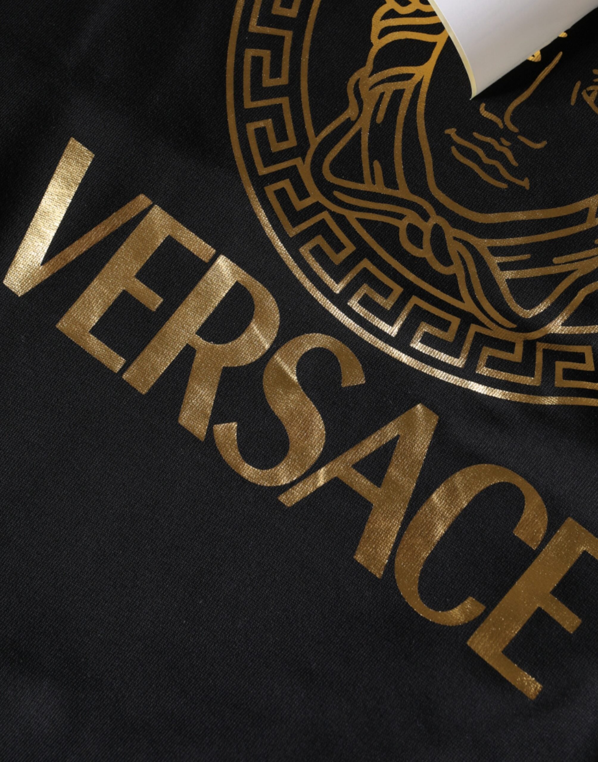 Versace Zwart Medusa Print Hoodie