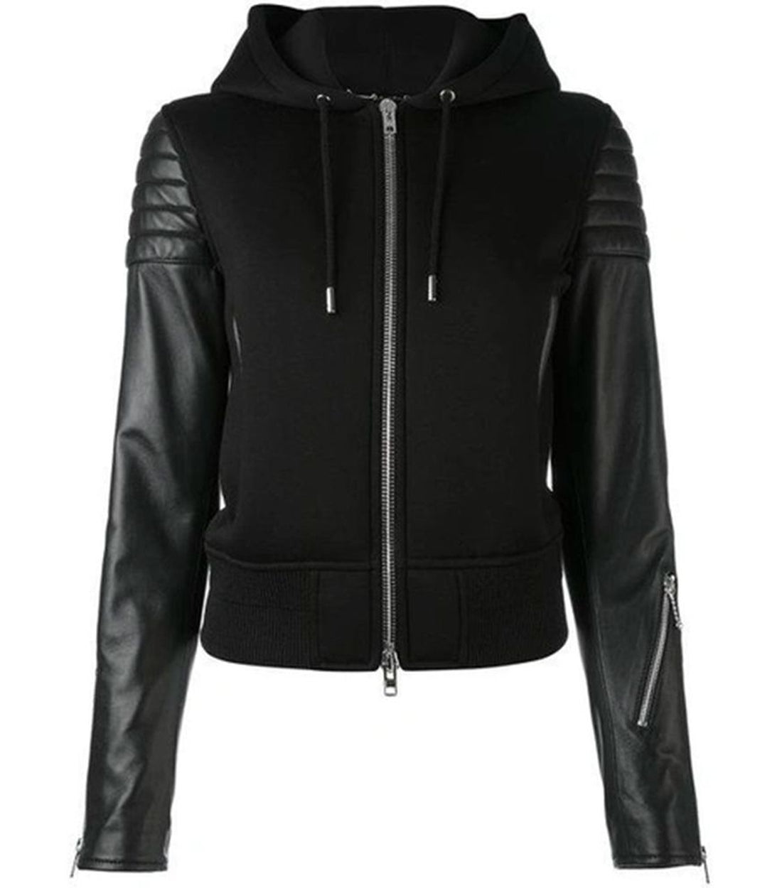 Givenchy Zwart Hoodie Bomber Jas