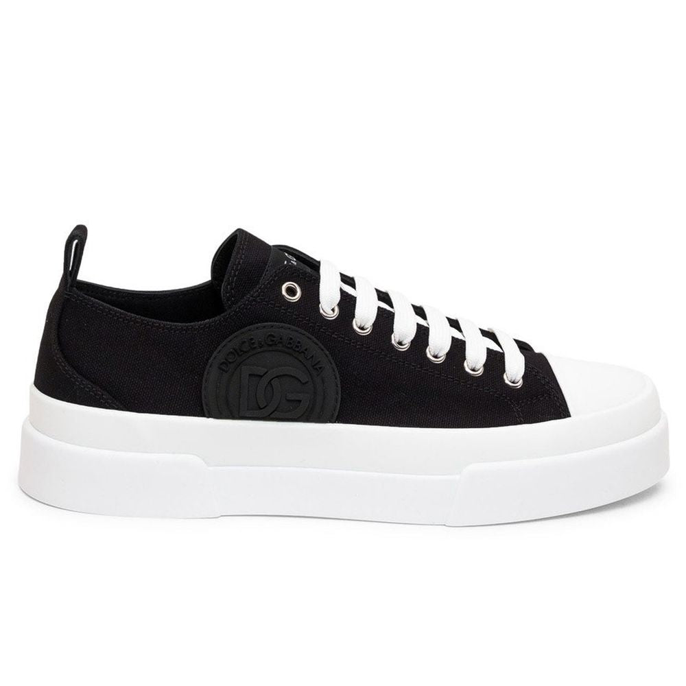 Dolce & Gabbana Zwart Katoenen Sneaker