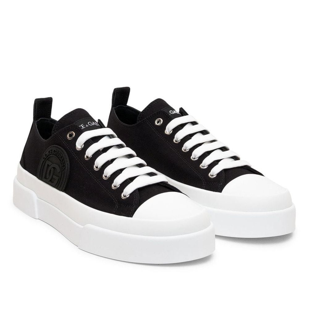 Dolce & Gabbana Zwart Katoenen Sneaker