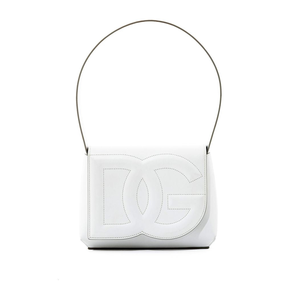 Dolce & Gabbana DG Logo Wit Leren Handtas