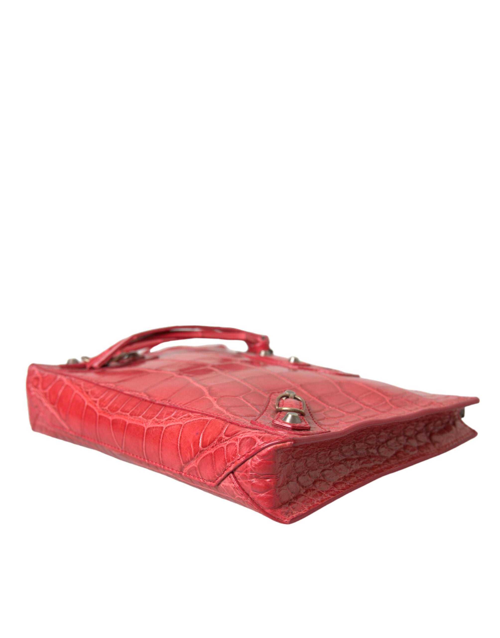 Balenciaga Rood Alligatorleer  Tas