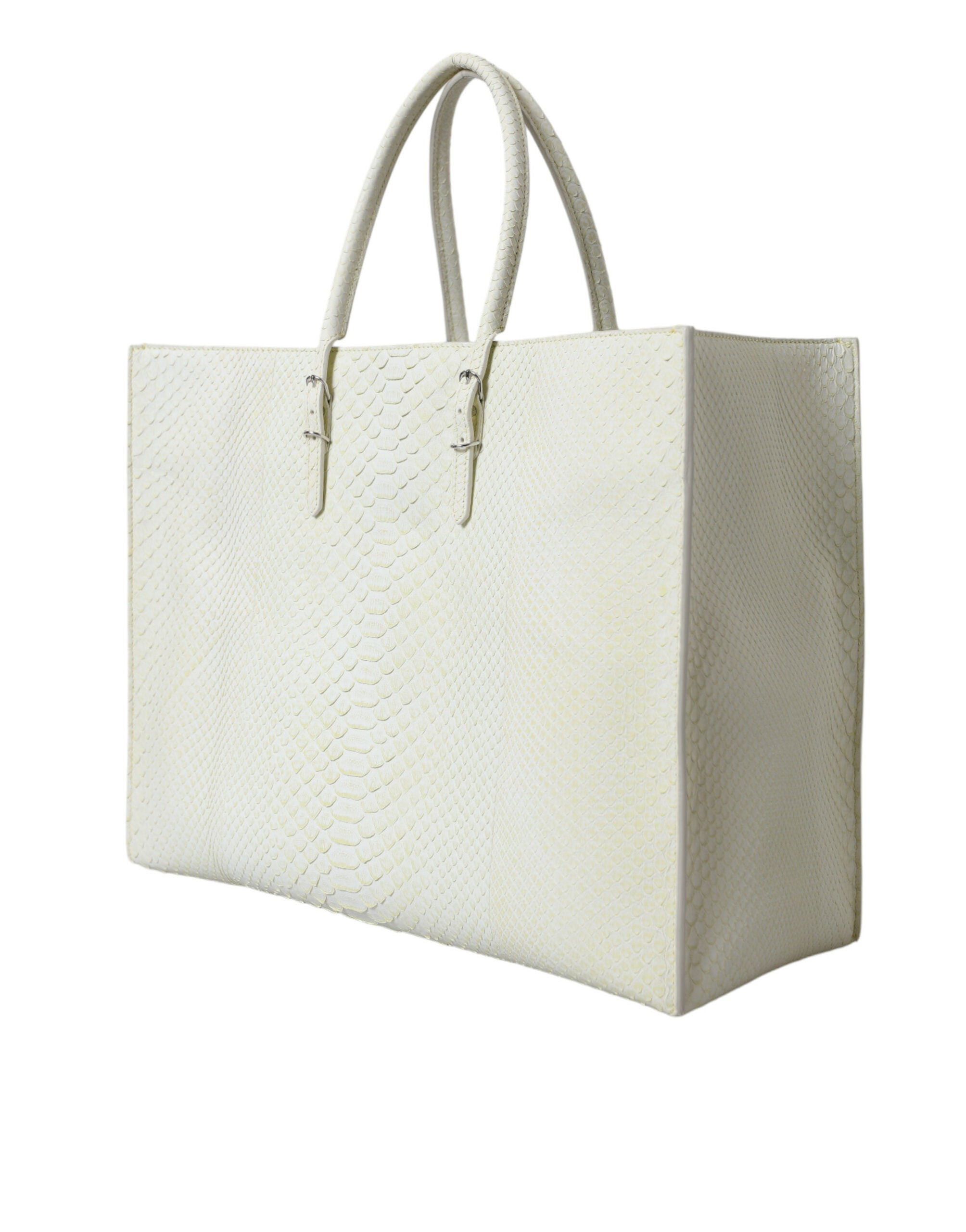 Balenciaga Geel Python Leren Tote