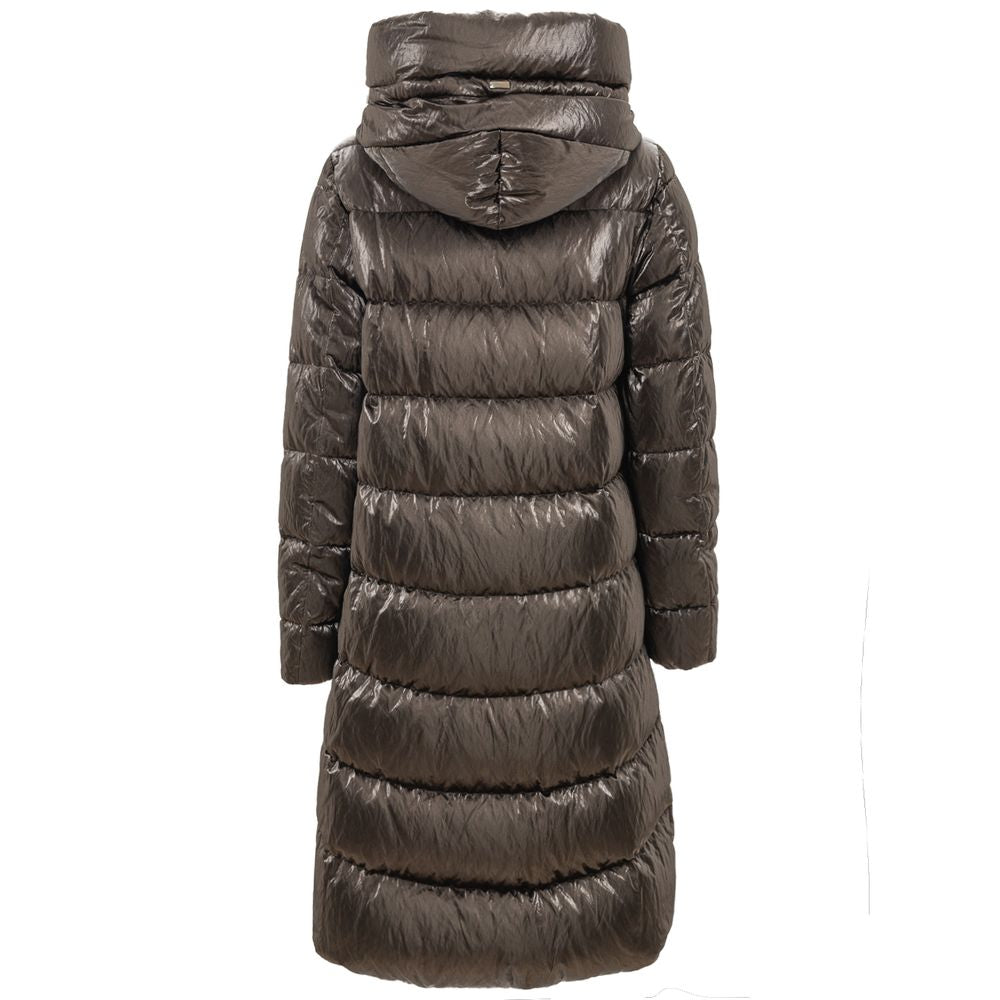 Herno Zilver Viscose Parka Jas