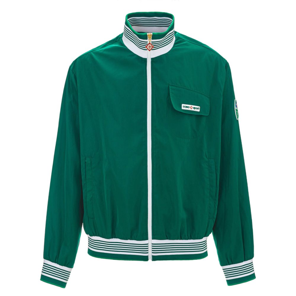 Casablanca Groen Track Zipped Jacket