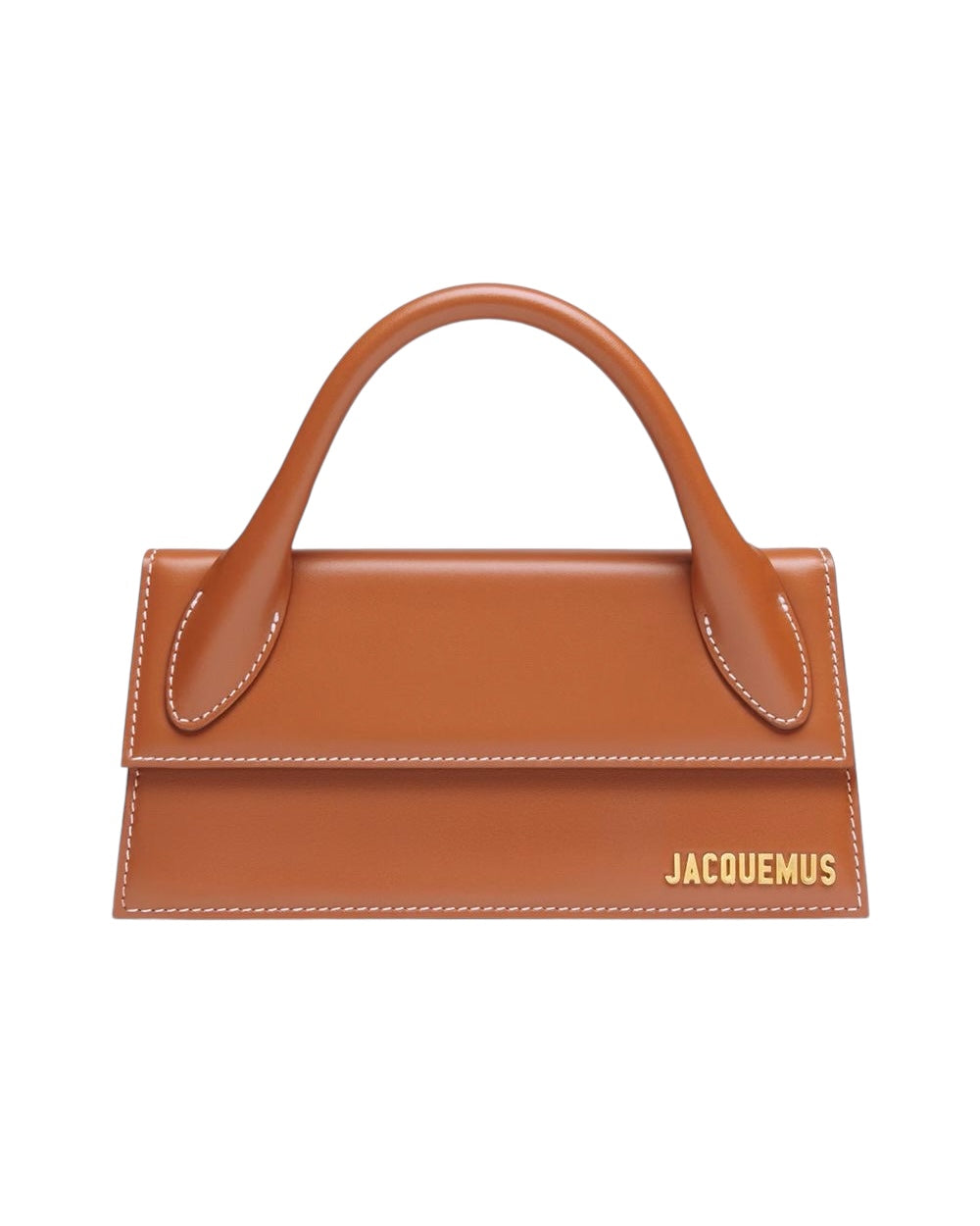 Jacquemus Bruin Le Chiquito Long Leer Handtas