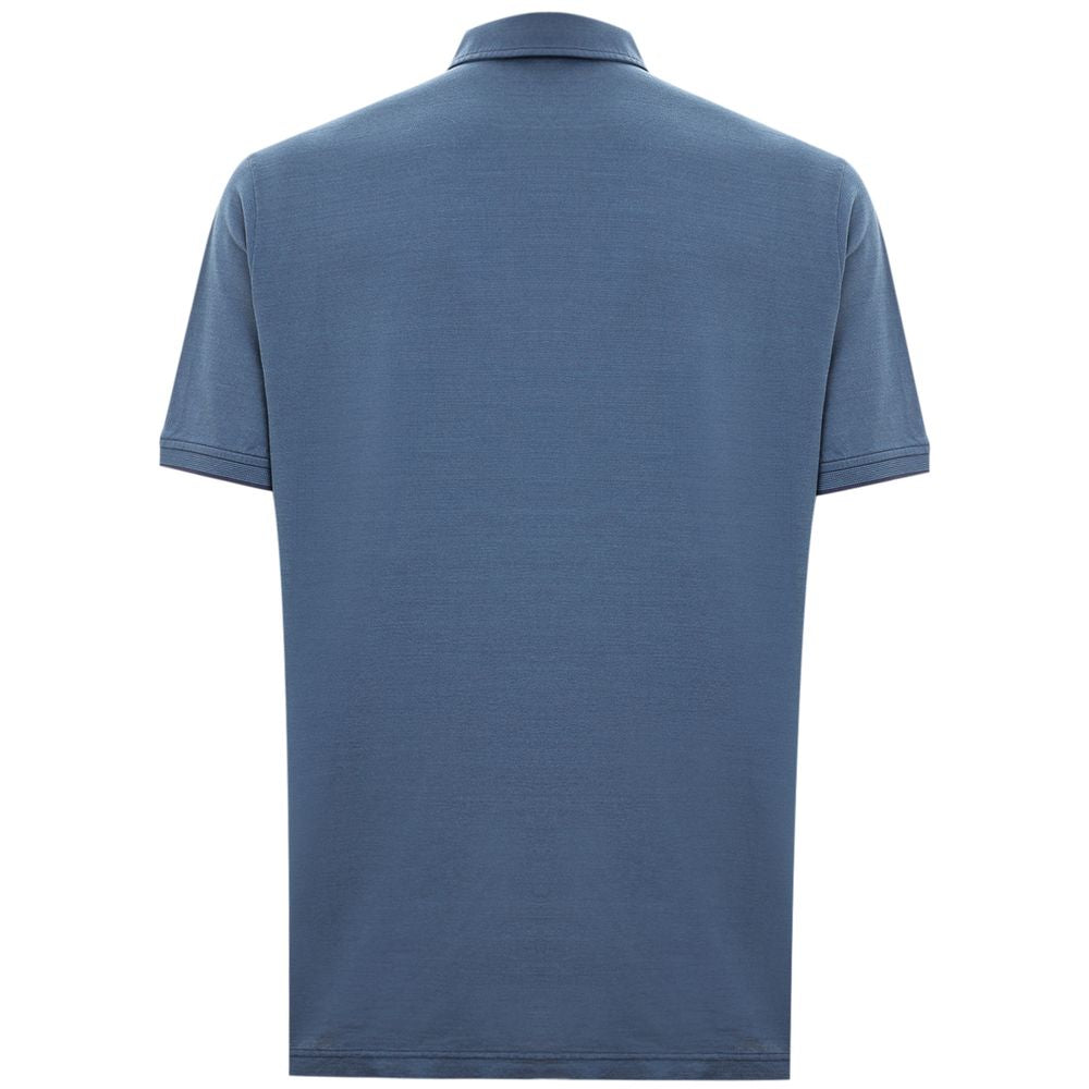 Loro Piana Blauw Katoenen Polo Shirt