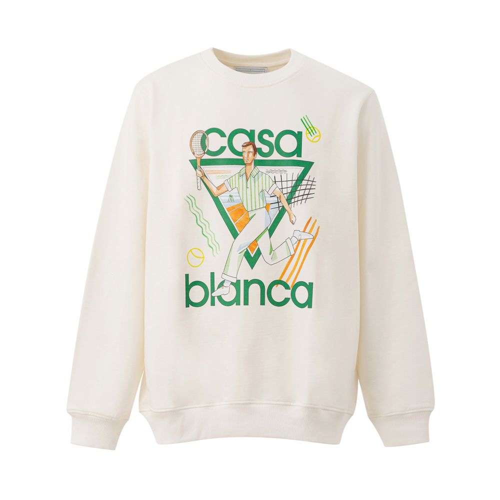 Casablanca WIt Biologische Katoenen Sweater