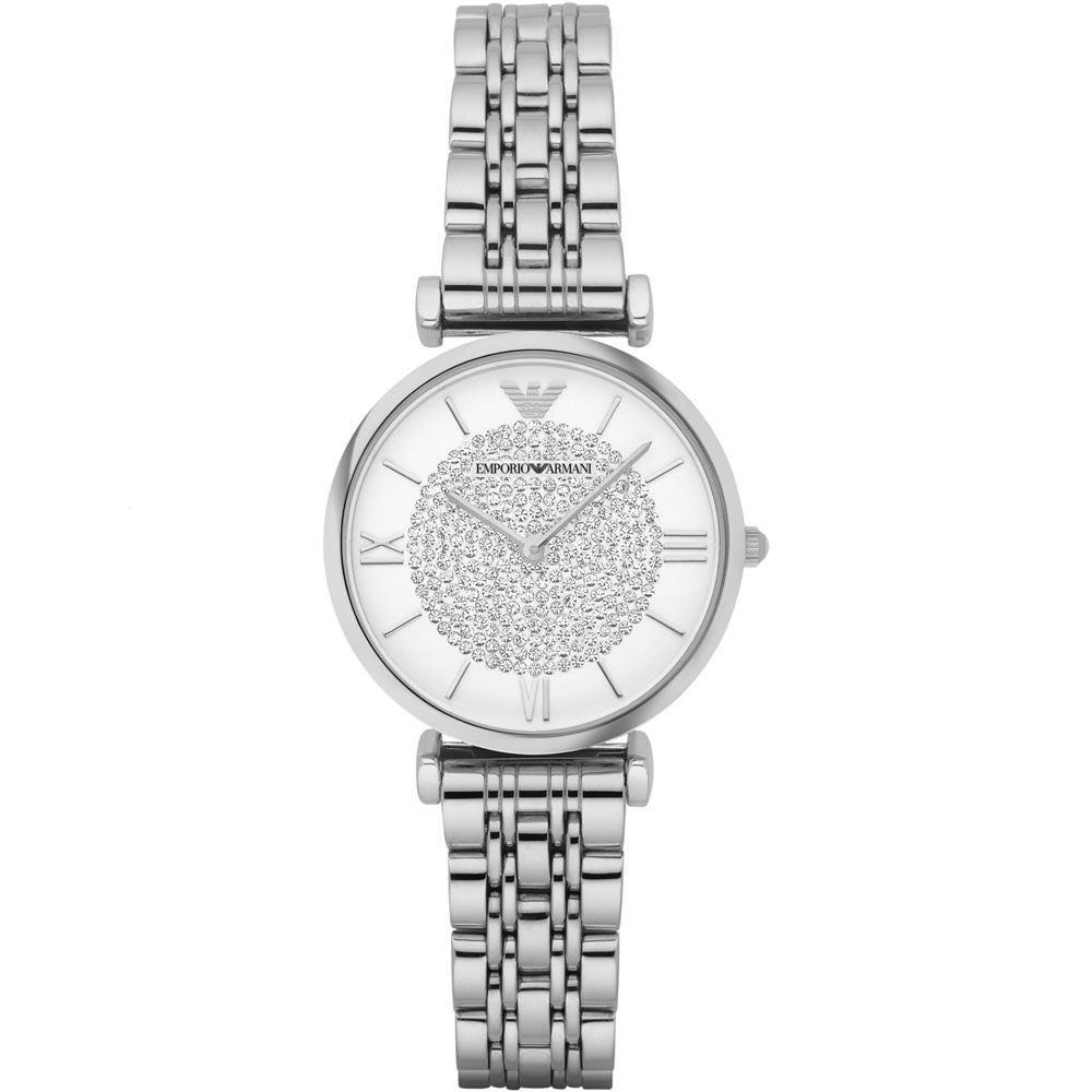 Armani Zilver AR1925 Dames Horloge