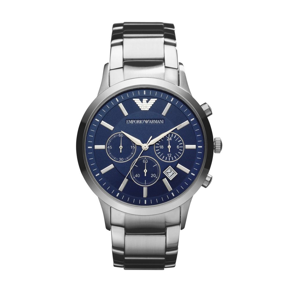 Armani Zilver AR2448 Renato Chronograaf Heren Horloge