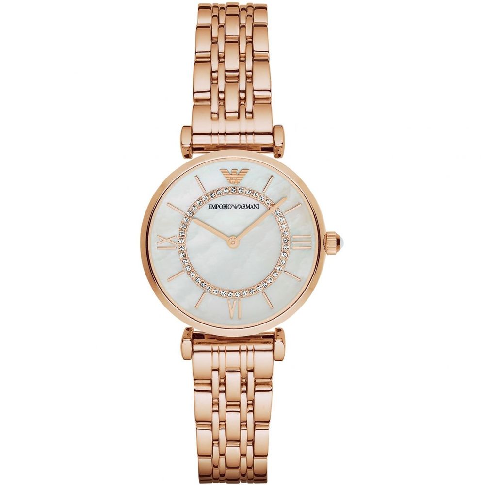 Armani Rose Goud AR1909 Dames Horloge