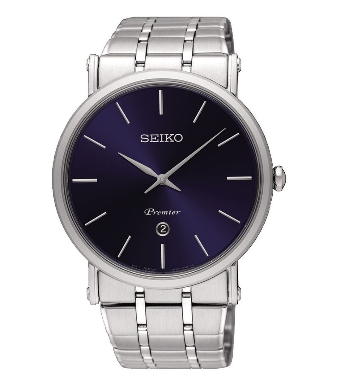 Seiko Zilver SKP399P1 Heren Horloge 40,7mm 3 ATM