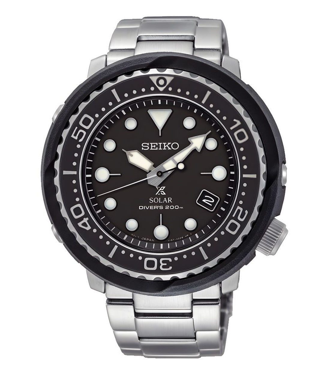 Seiko Grijs SNE497P1EST Heren Horloge 46,5mm 20ATM