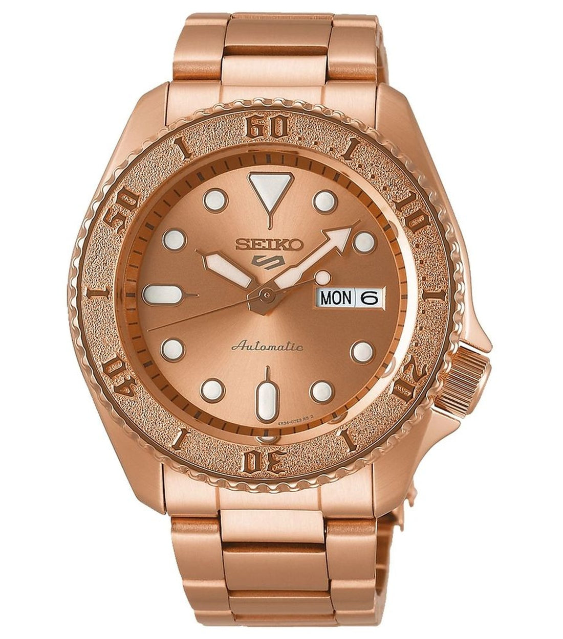 Seiko Rose Goud 5 Sports SRPE74K1 Heren Horloge