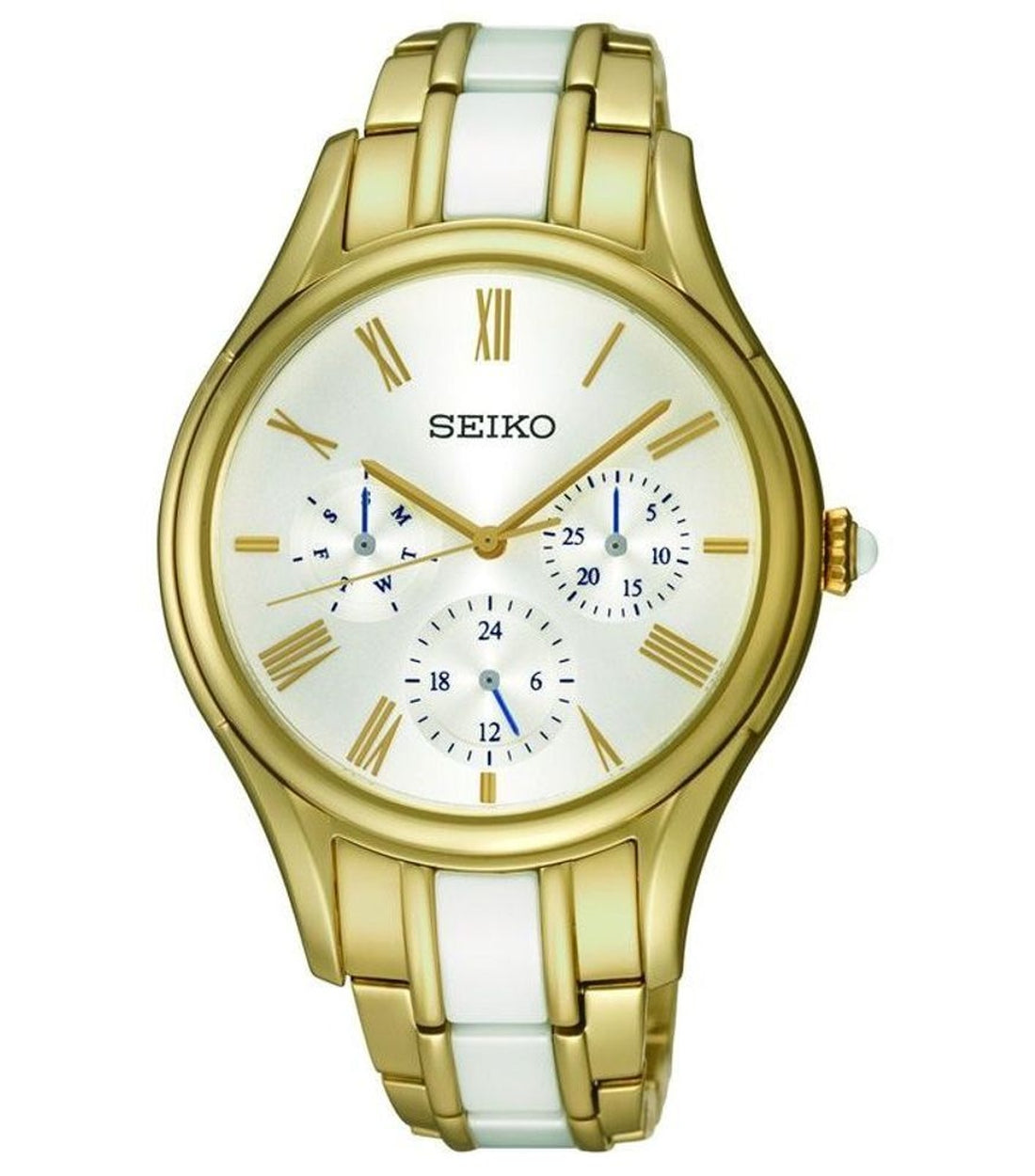 Seiko Bicolor SKY718P1  Heren Horloge