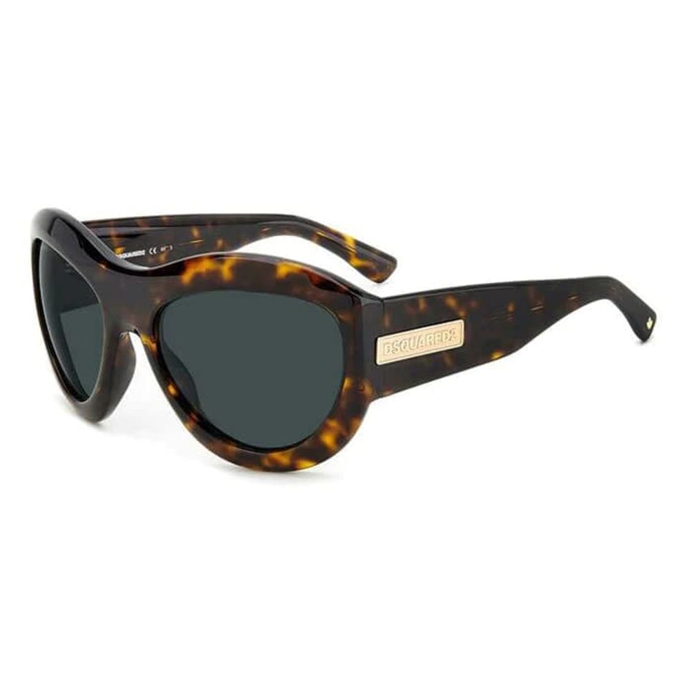 Dsquared² Bruine Plastic Zonnebril