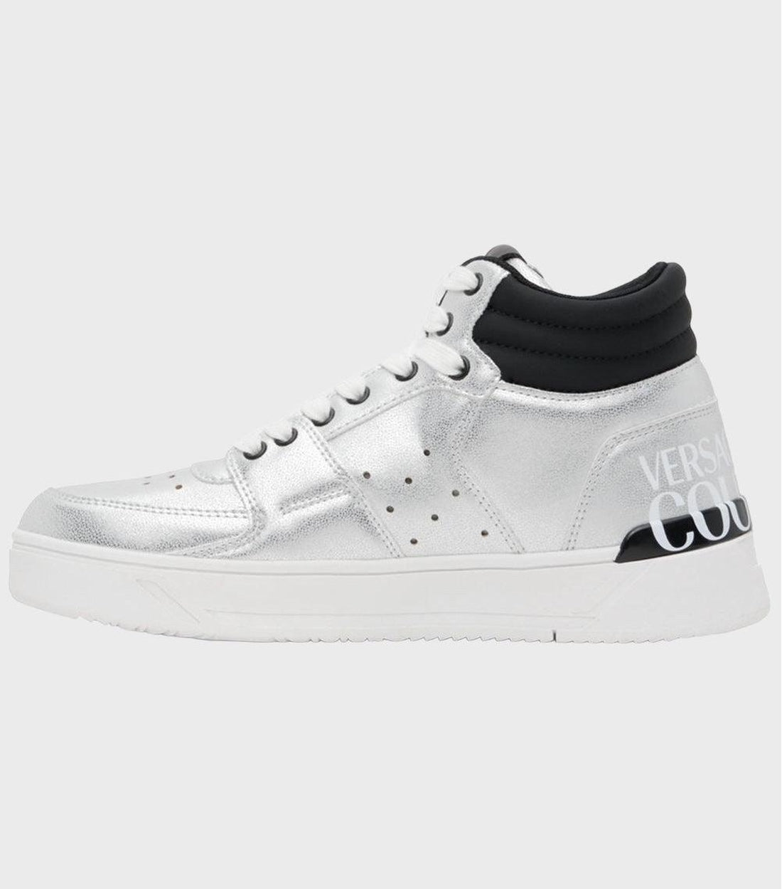 Versace Jeans Couture Zilver High Top Sneakers