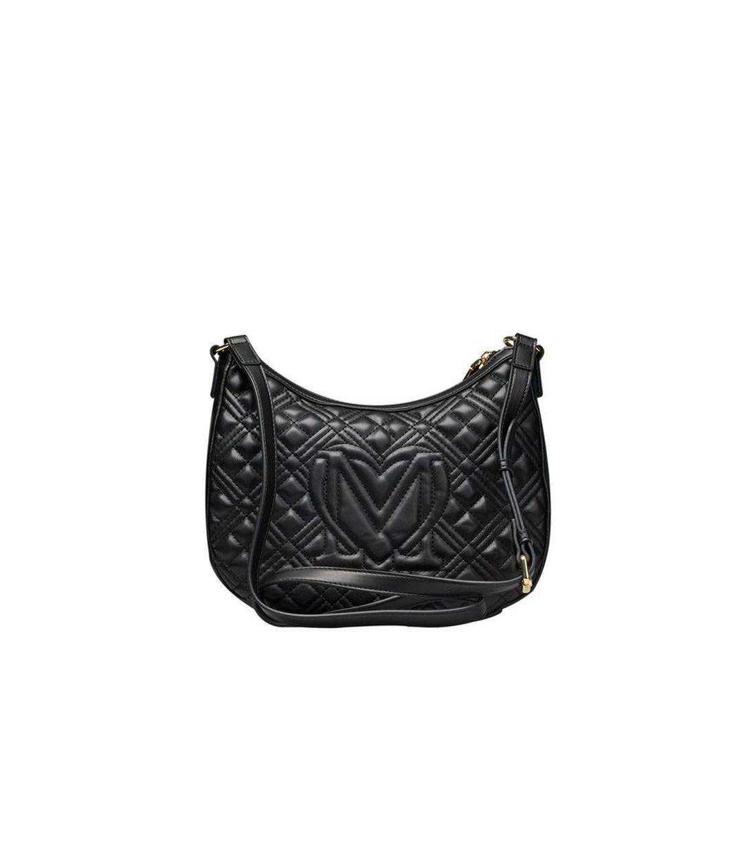 Love Moschino Zwarte Polyethyleen Schoudertas