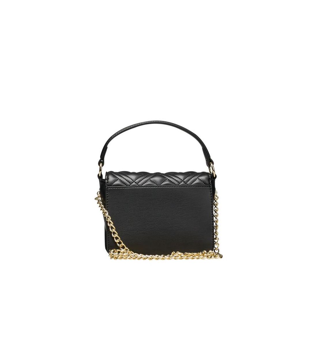 Love Moschino Zwarte Polyethyleen Handtas met Schouderband