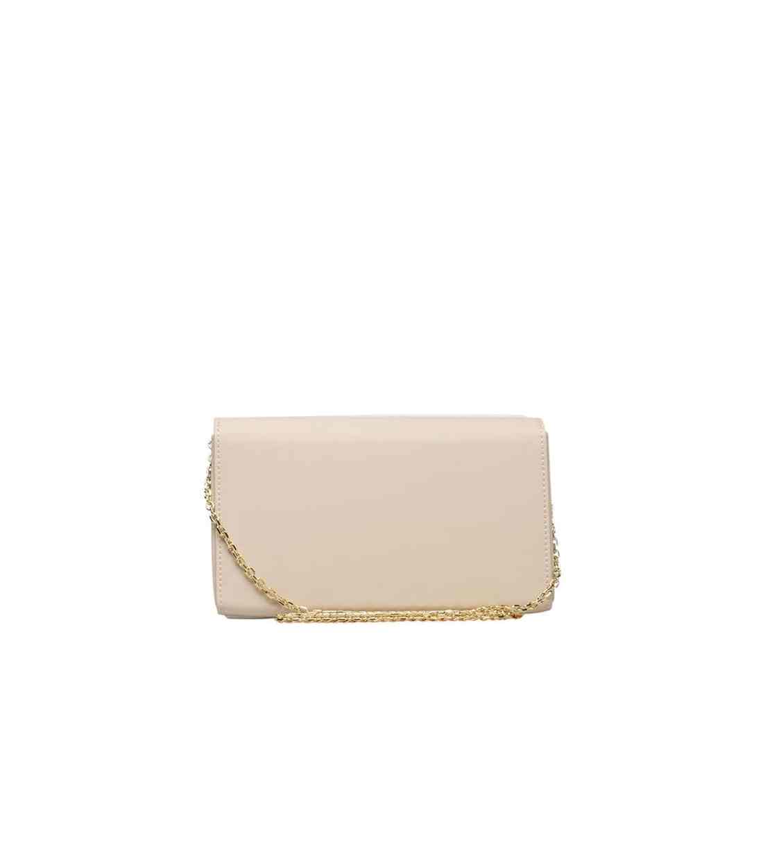 Love Moschino Beige Polyethyleen Schoudertas met Ketting