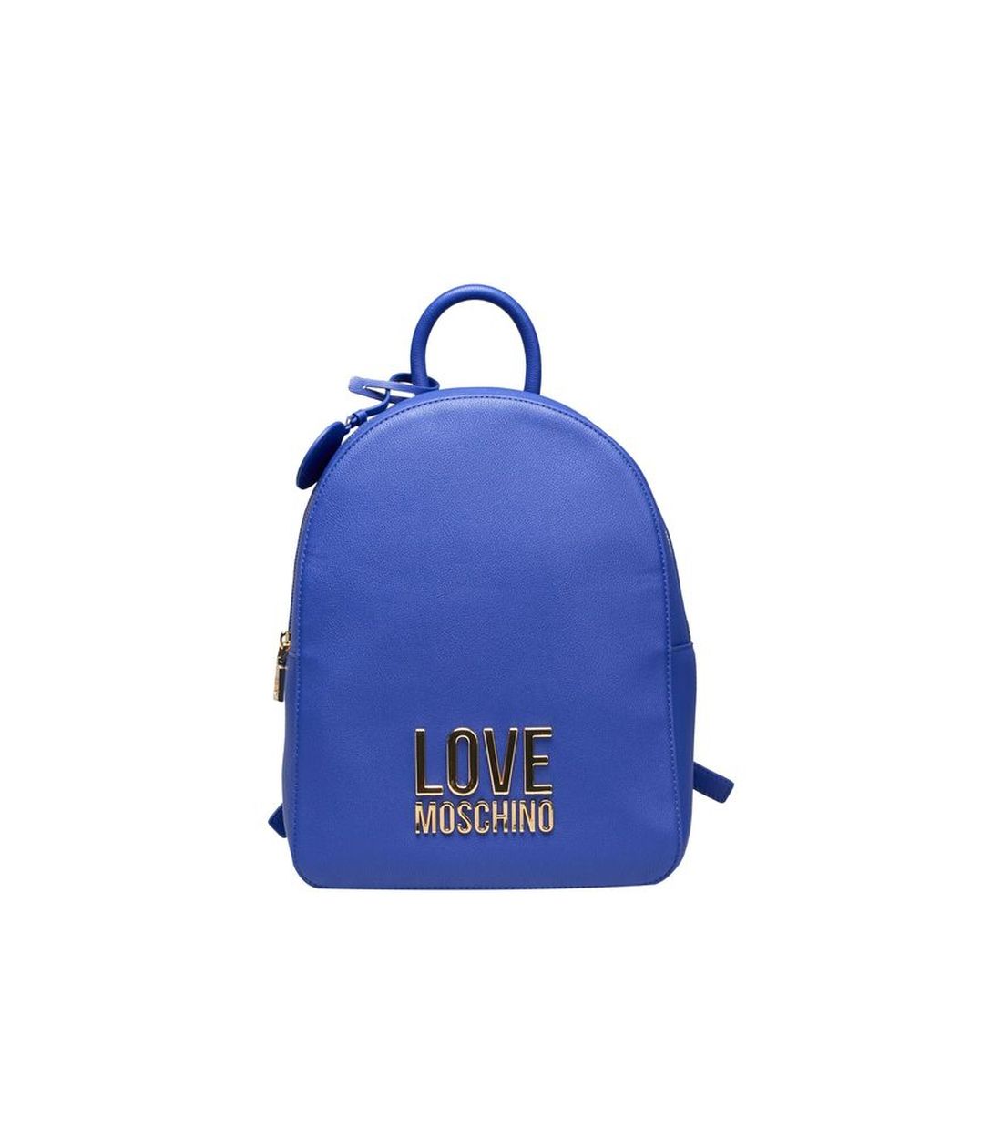 Love Moschino Blauwe Polyethyleen Rugzak met Handgreep