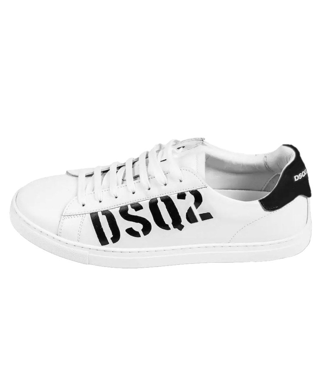 Dsquared² Wit Kalfsleren Sneakers