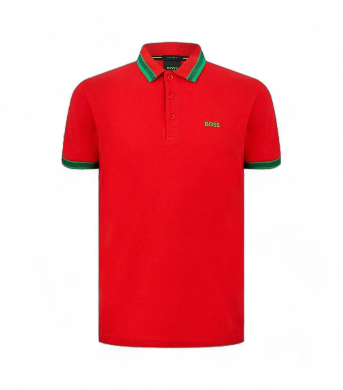 Hugo Boss Rood Regular Fit Pallas Polo