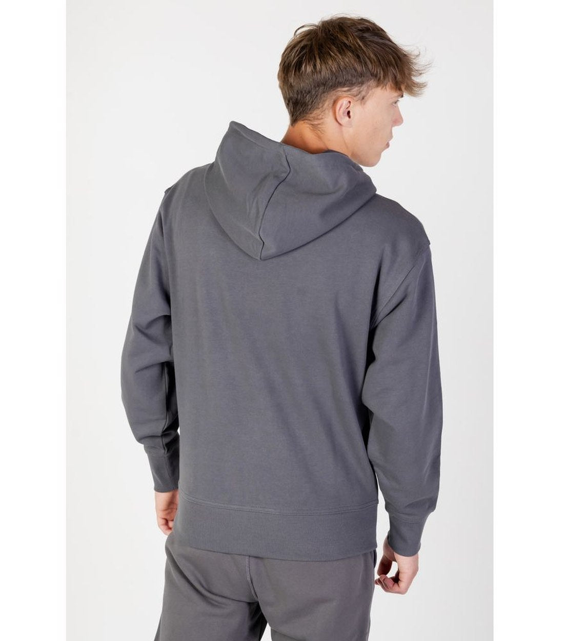 Hugo Boss Grijs Katoenen Bold Hoodie