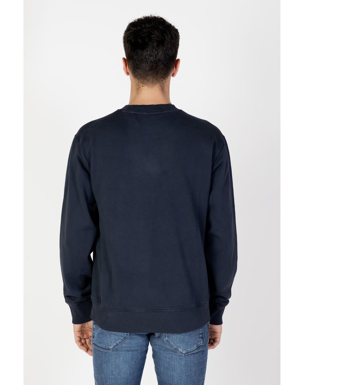 Hugo Boss Basic Blauw Crewneck Trui