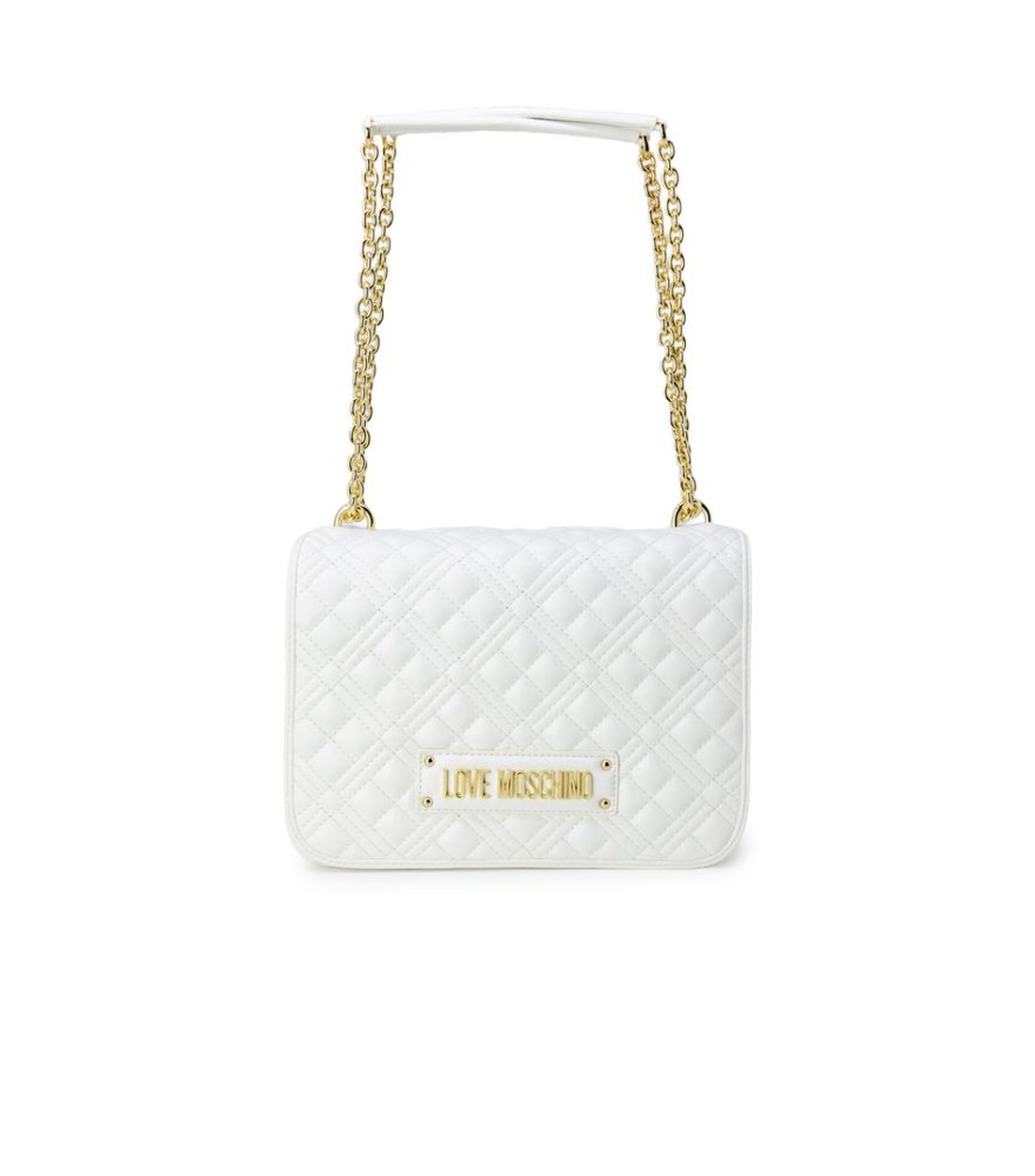 Love Moschino Witte Handtas van Polyethyleen