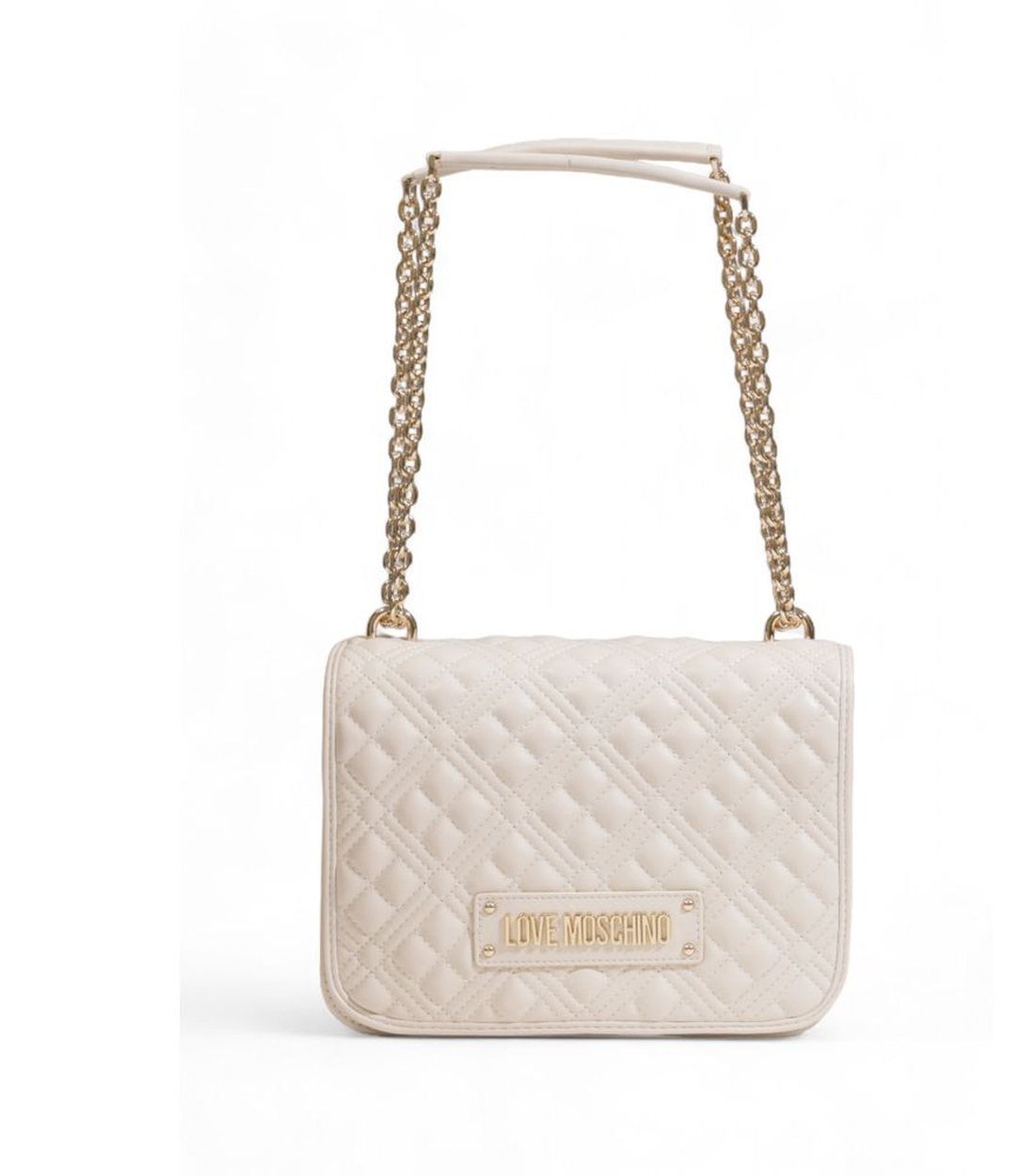 Love Moschino Beige Handtas van Polyethyleen