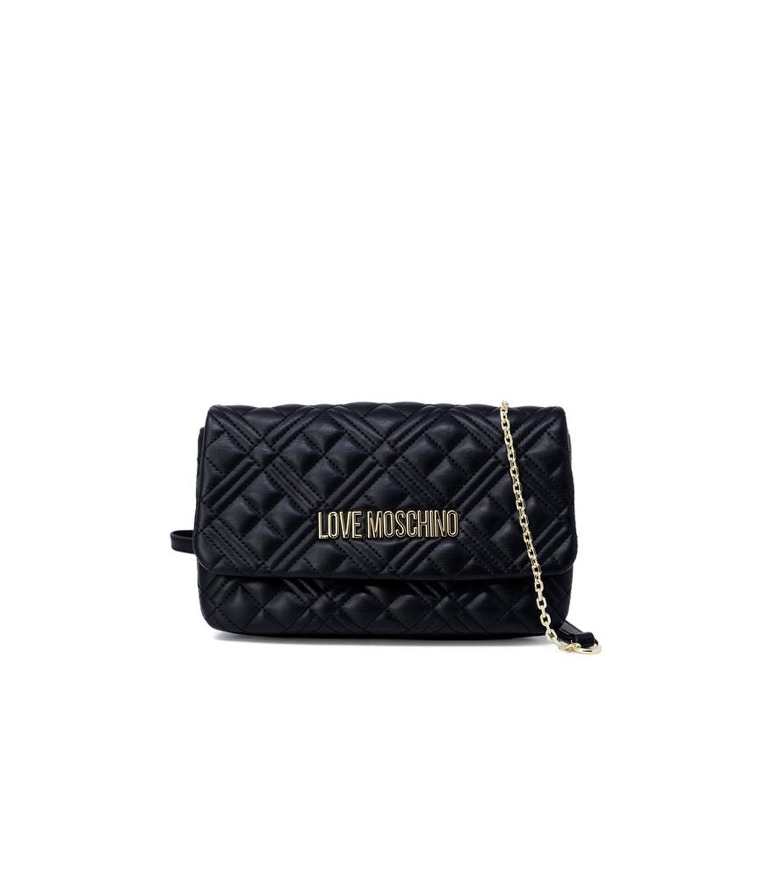 Love Moschino Zwarte Handtas van Polyethyleen