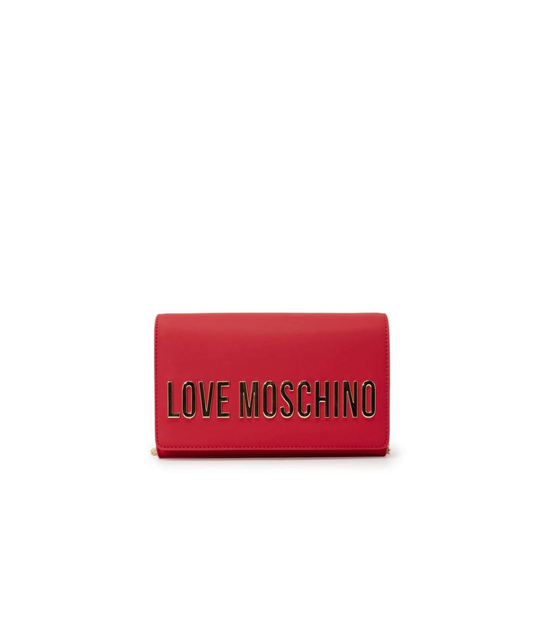 Love Moschino Rode Polyethyleen Handtas