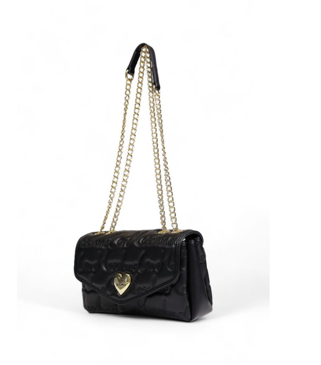 Love Moschino Zwarte Handtas van Polyethyleen