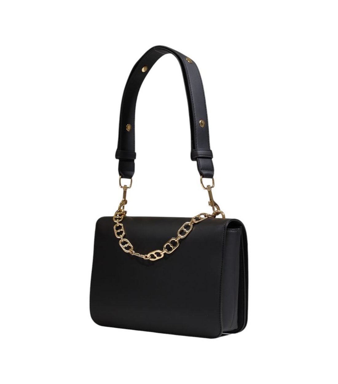 Love Moschino Zwarte Handtas van Polyethyleen