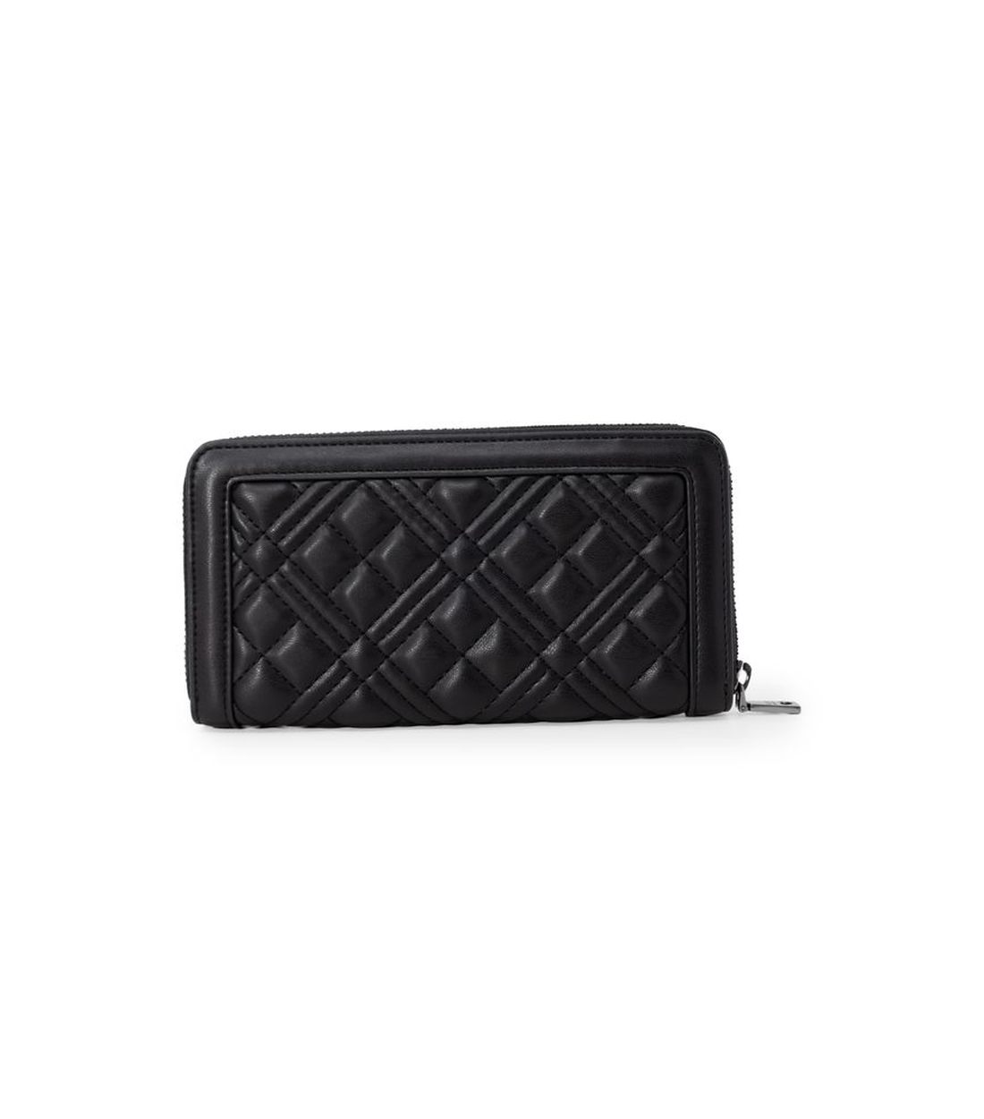 Love Moschino Zwarte Polyethyleen Portemonnee voor Dames