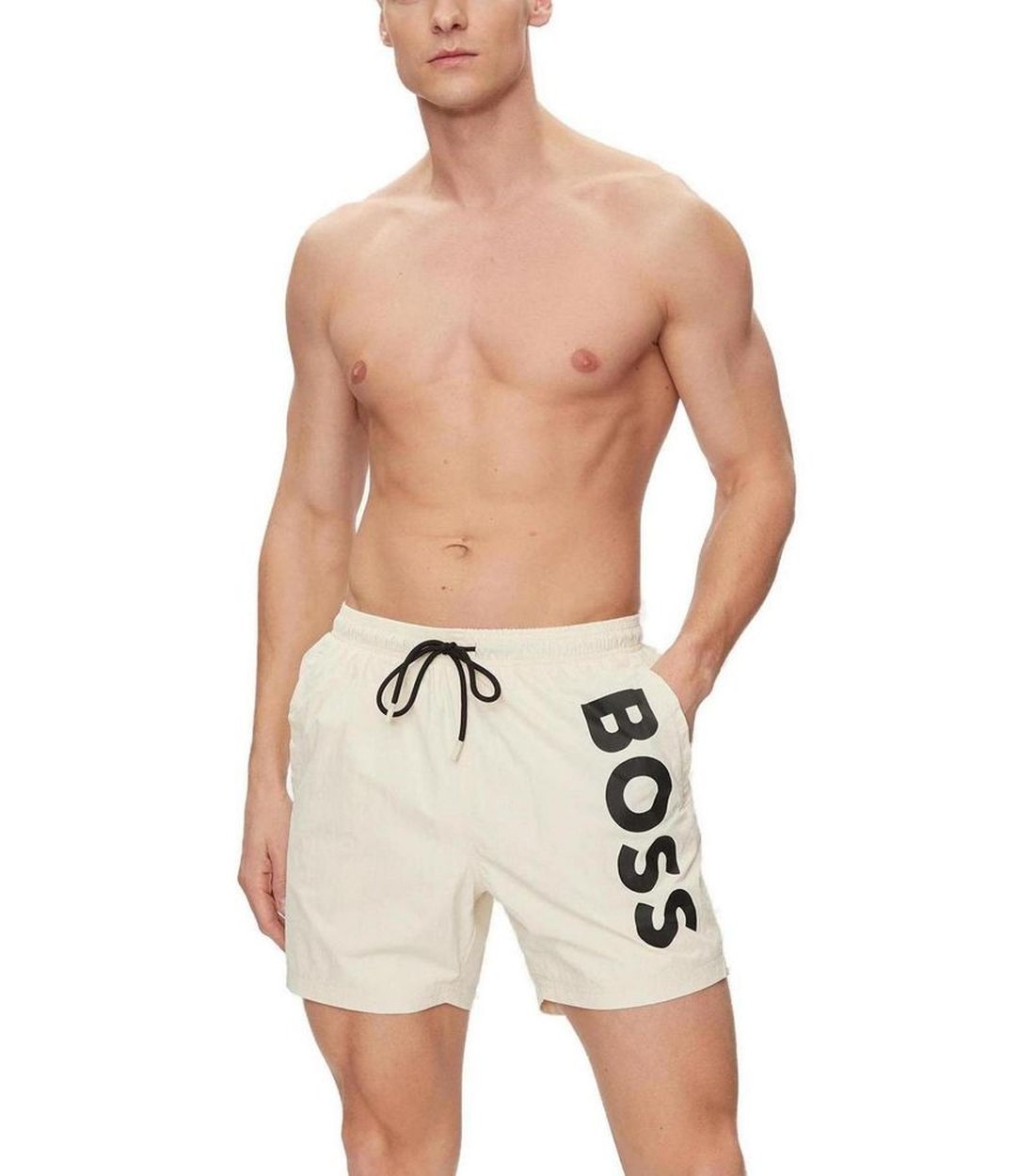 Hugo Boss Beige Octopus Zwembroek