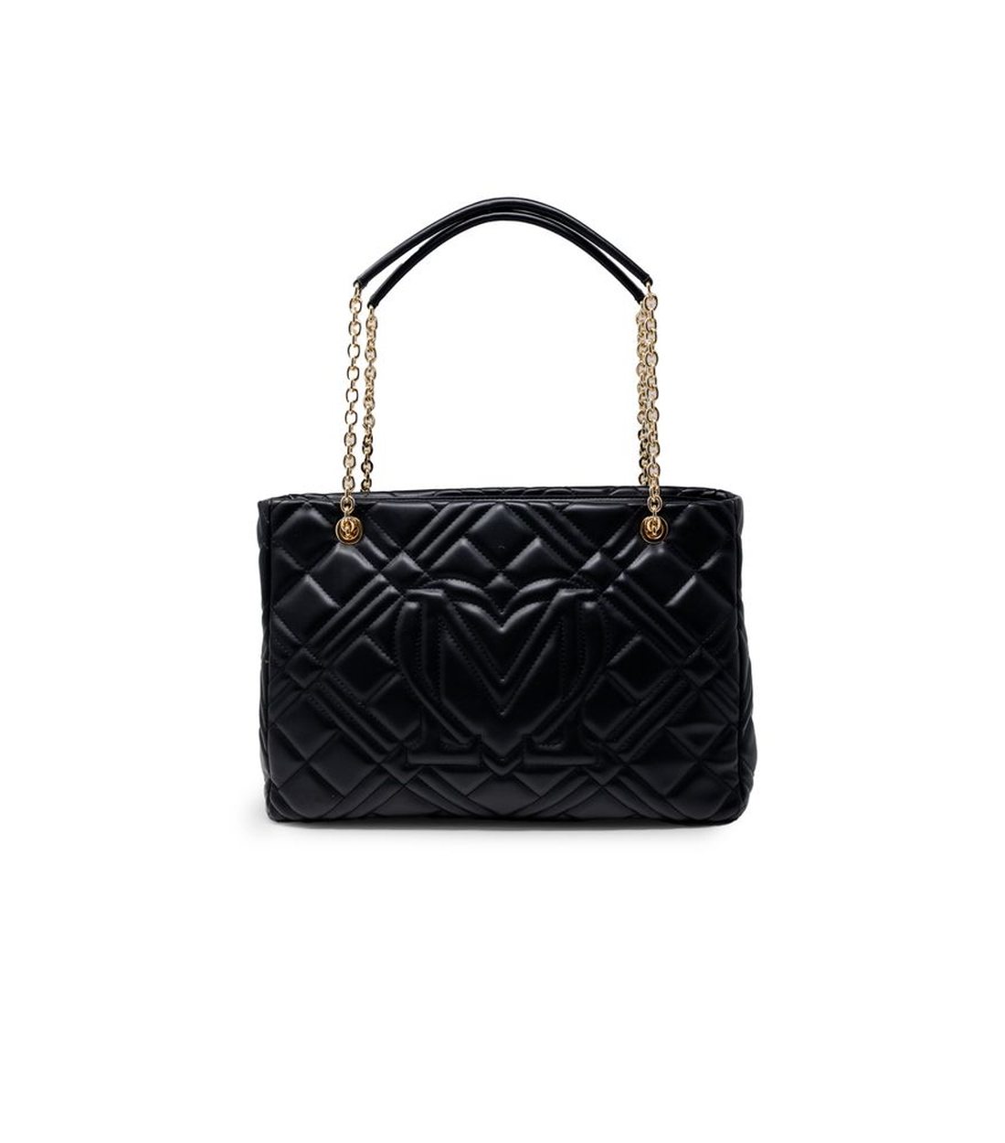 Love Moschino Zwarte Handtas van Polyethyleen