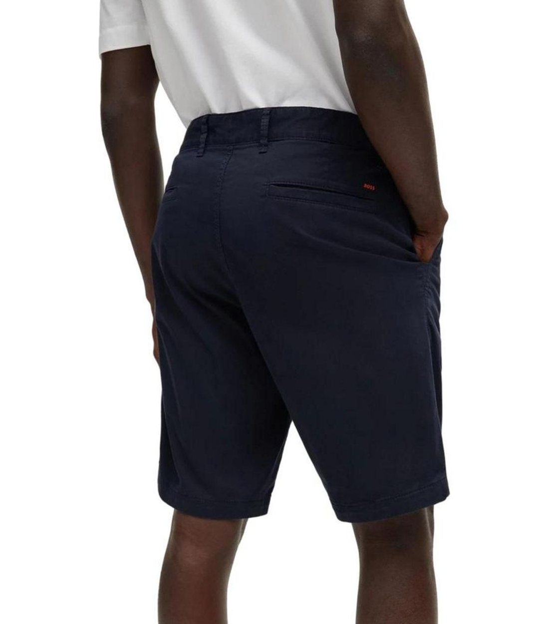 Hugo Boss Zwart Katoenen Chino Shorts