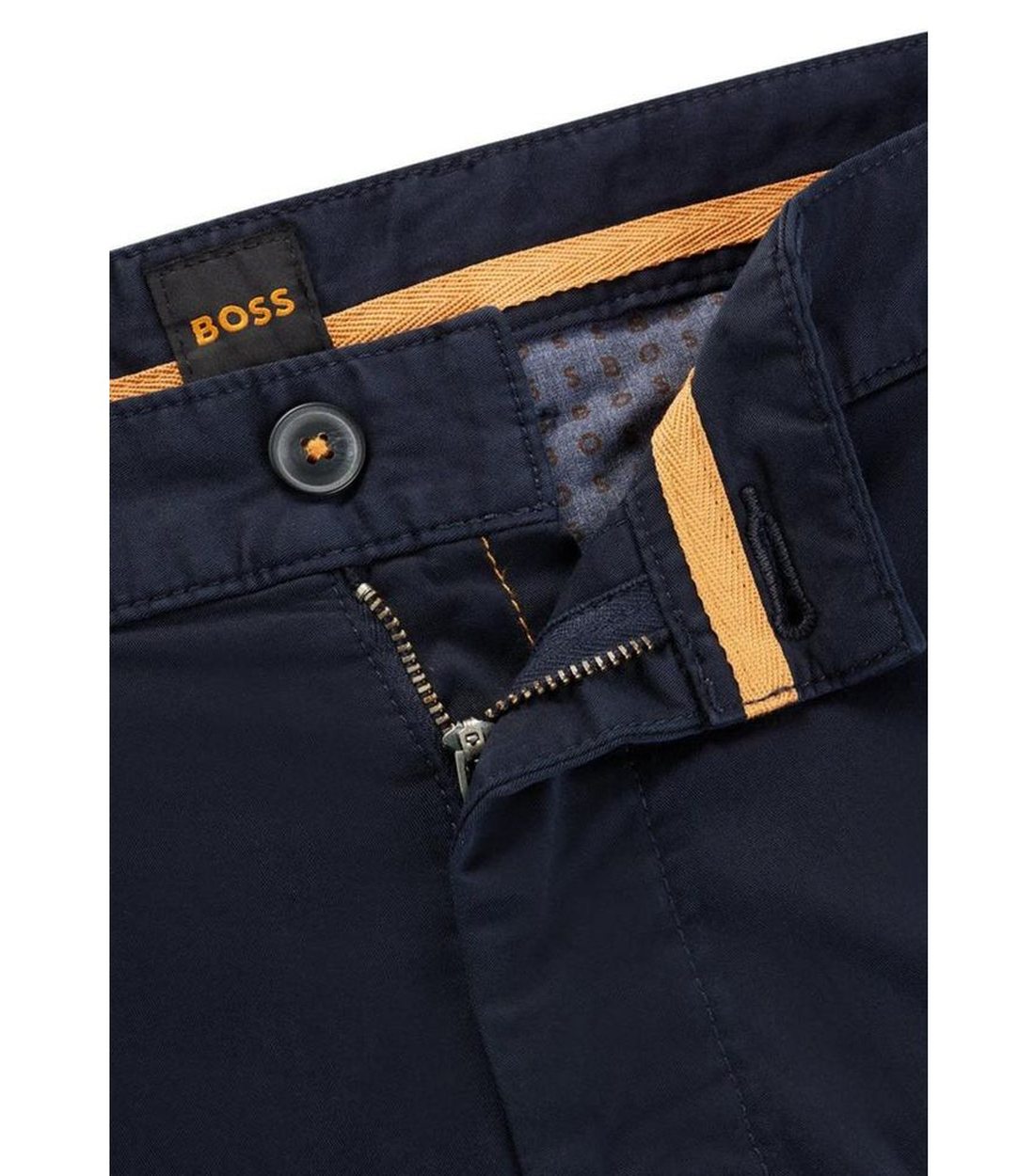 Hugo Boss Zwart Katoenen Chino Shorts