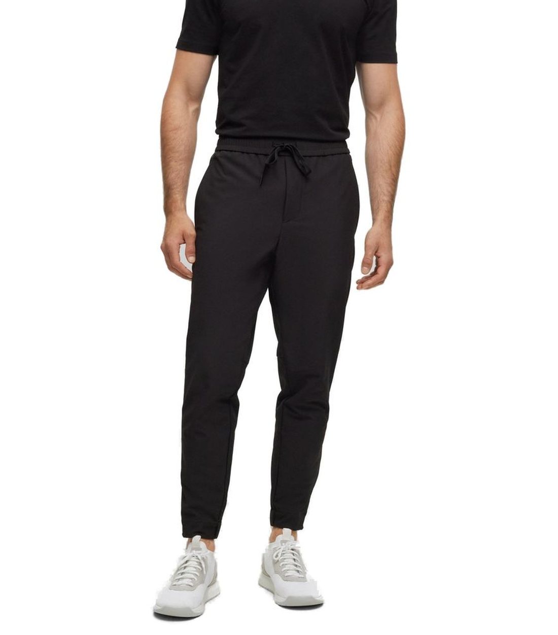 Hugo Boss Zwart Heren Polyester Broek