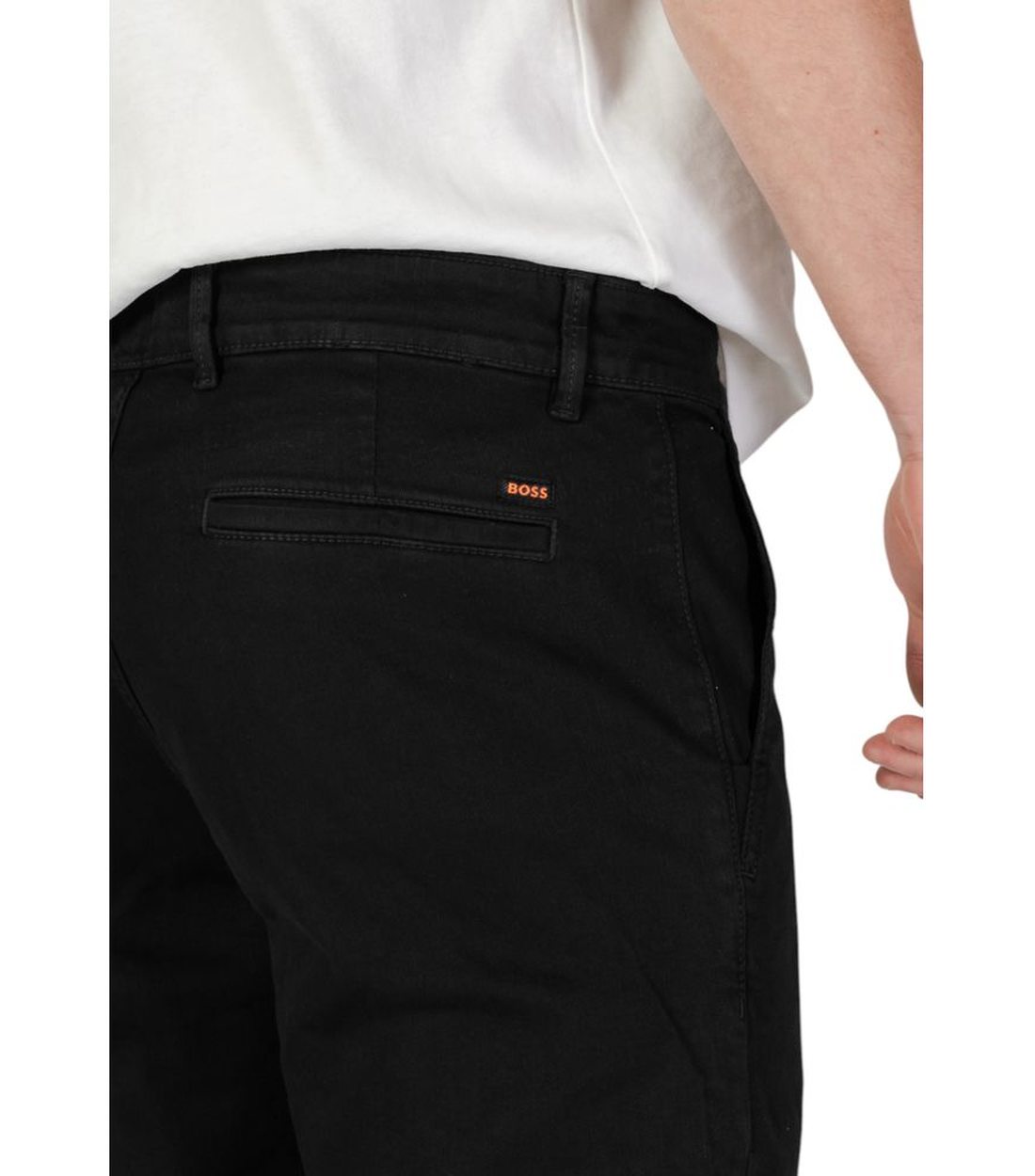 Hugo Boss Zwart Katoenen Regular Fit Jeans